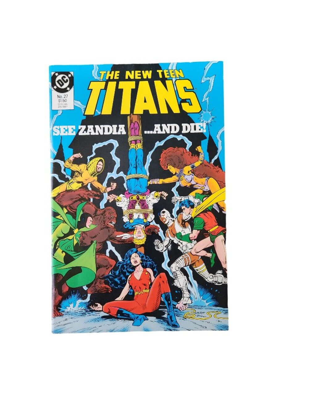 DC Comics The New Teen Titans #27 1987 Comic Book Collector Bagged Boarded